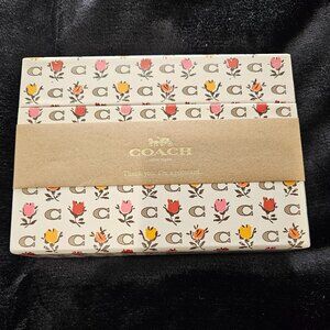 COACH Badlands Floral Notecards